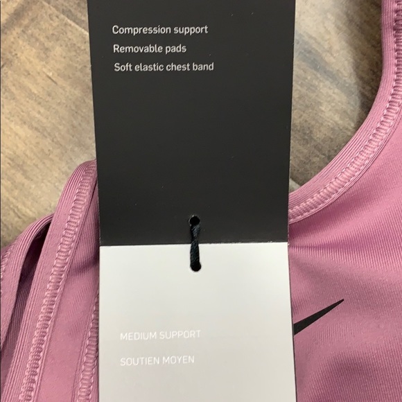 NIKE CLASSIC BRA Classic Style with DRY FIT Techno - Picture 6 of 13